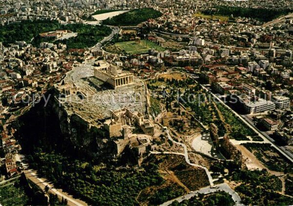 Athenes Athen Akropolis Fliegeraufnahme