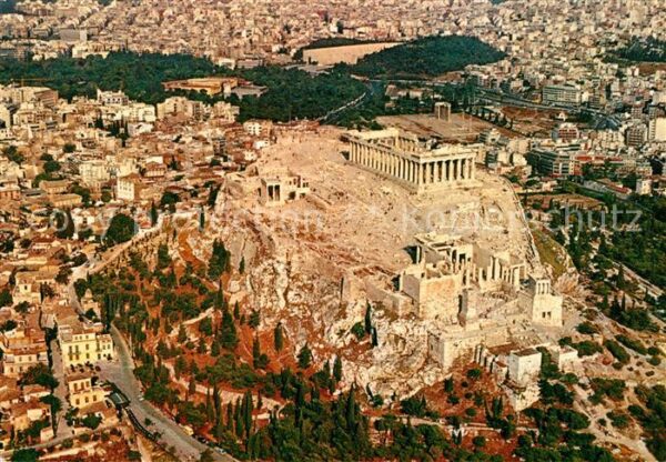 Athenes Athen Akropolis Fliegeraufnahme