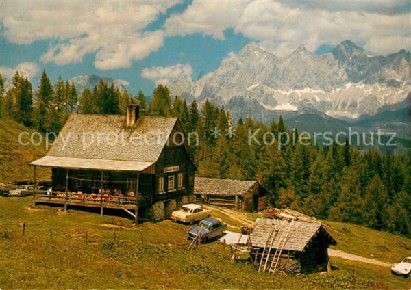 Pichl Ennstal Reiteralm mit Dachsteinsüdwänden