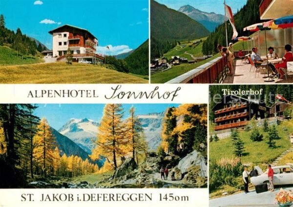 St Jakob Defereggen Alpenhotel Sonnhof Bergwandern im Gebir