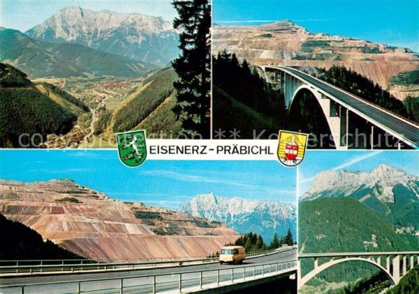 Erzberg Steiermark Eisenerz Präbichl Nordrampe Kremplgrabe
