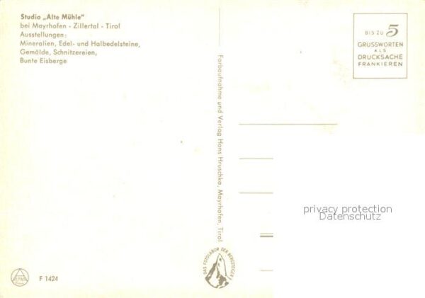 Mayrhofen Zillertal Studio Alte Mühle Mineralien Edelsteine – Bild 2