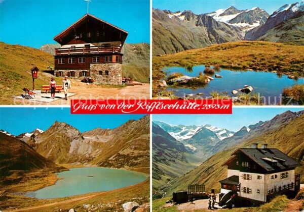 Riffelseehuette Tirol Berghaus Bergsee Ötztaler Alpen