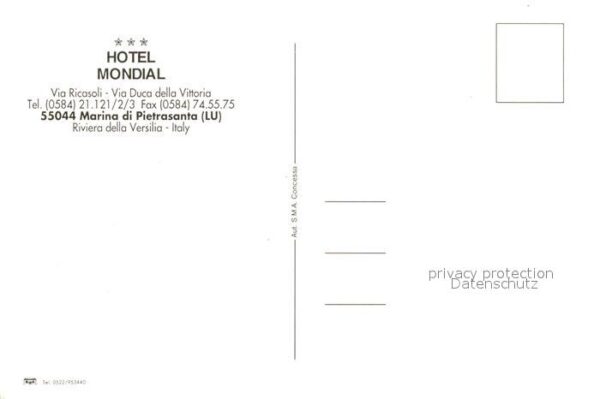 Marina di Pietrasanta Hotel Mondial Fliegeraufnahme – Bild 2