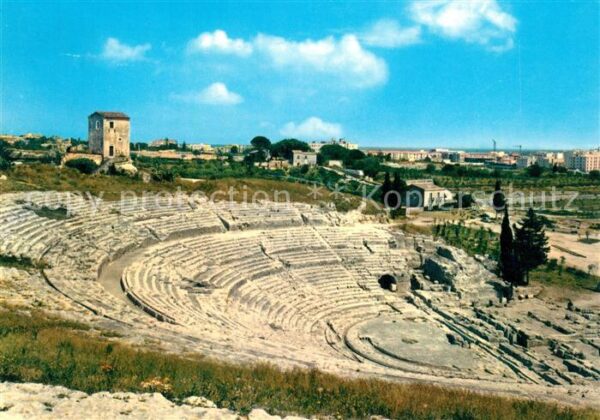 Siracusa Teatro Greco Griechisches Theater Antik