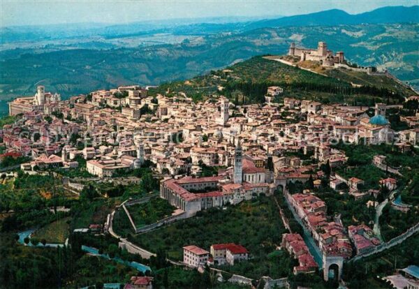 Assisi Umbria Panorama dall aereo