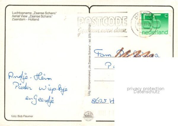 Zaandam Zaanse Schans luchtopname – Bild 2