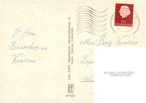 Putten Gelderland C.N.V. Vakantieoord Ferienhotel Bungalo – Bild 2