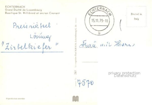 Echternach Grand Duché de Luxembourg Basilique Sai – Bild 2