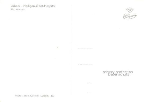 Luebeck Heiligen Geist Hospital Kirchenraum – Bild 2