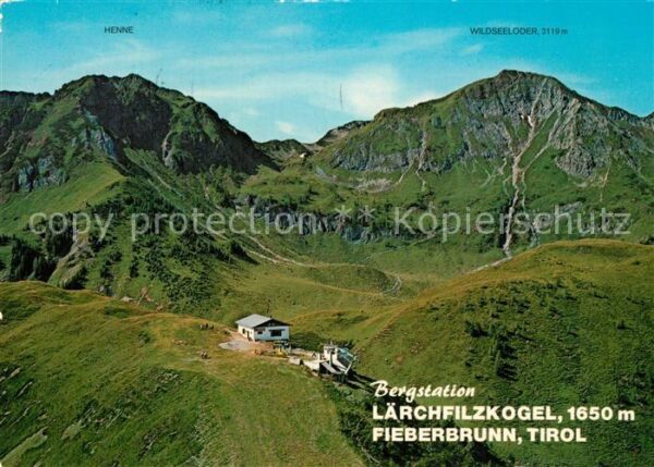 Fieberbrunn Tirol Bergstation Lärchfilzkogel Kitzbüheler