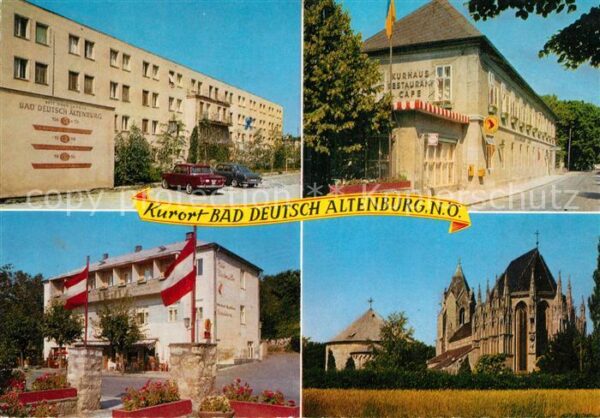 Bad Deutsch-Altenburg Neues Kurhaus Haus Riedmüller Kirche