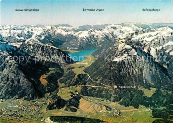 Wiesing Tirol Fliegeraufnahme Ortungskarte Kanzelkehr