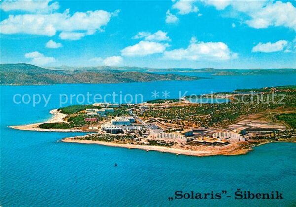 Sibenik Fliegeraufnahme Solaris