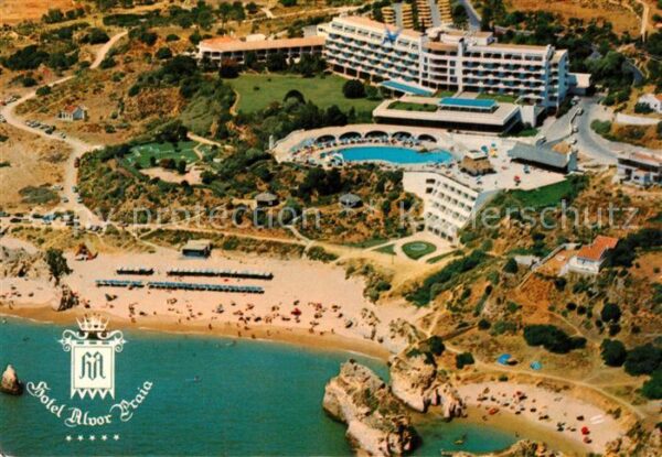 Alvor Fliegeraufnahme Praia dos Tres Irmaos