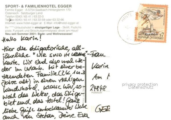 Saalbach-Hinterglemm Sporthotel Egger – Bild 2
