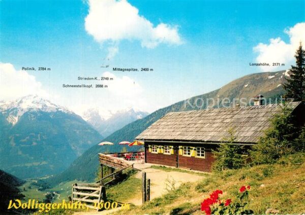 Mallnitz Kaernten Wolliggerhütte Polinik Mittagsspitze