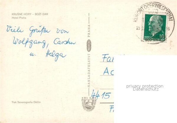 Bozi Dar Gottesgab Hotel Praha – Bild 2