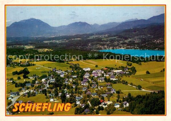 Schiefling See Fliegeraufnahme