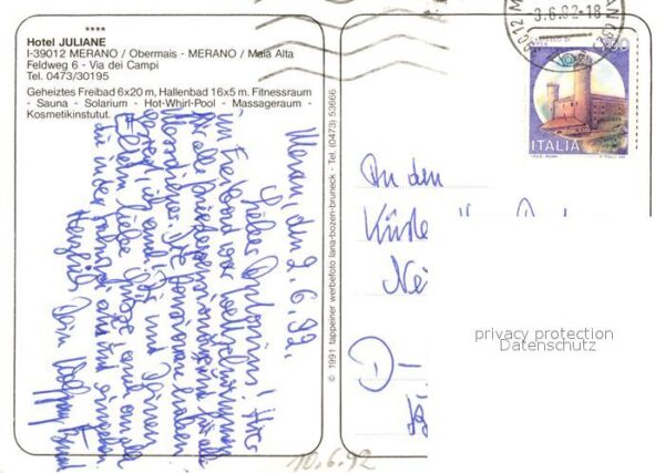 Obermais Meran Hotel Juliane – Bild 2