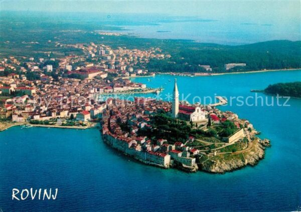 Rovinj Rovigno Istrien Fliegeraufnahme