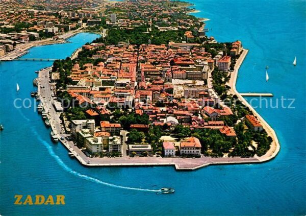 Zadar Zadra Zara Fliegeraufnahme