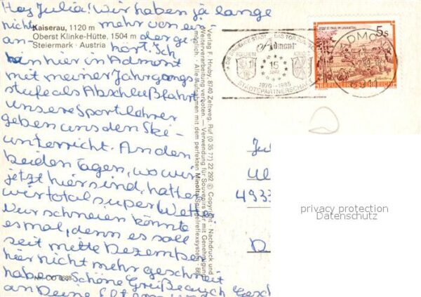 Kaiserau Admont Oberst Klinke-Hütte – Bild 2