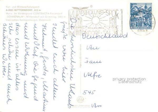 Bad Mitterndorf Fliegeraufnahme Contracta Feriendorf So – Bild 2