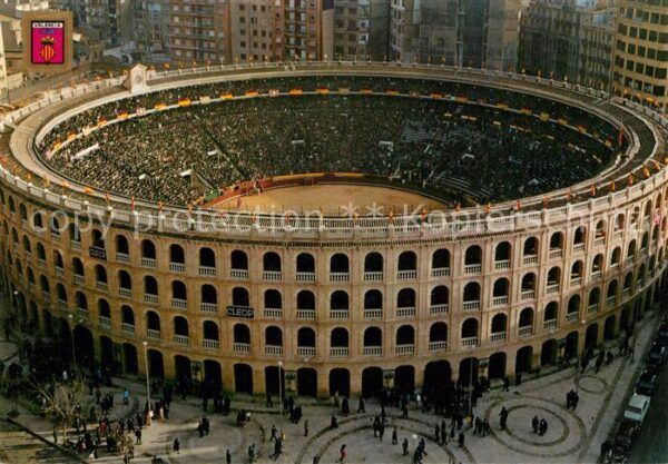 Valencia Valenciana Plaza de Toros Fliegeraufnahme