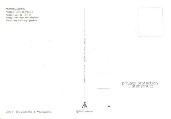 Montecassino Abbazia Abtei Fliegeraufnahme – Bild 2