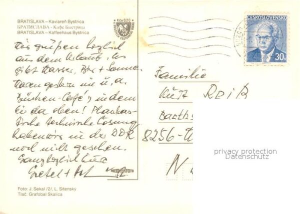 Bratislava Pressburg Pozsony Kaffeehaus Bystrica – Bild 2