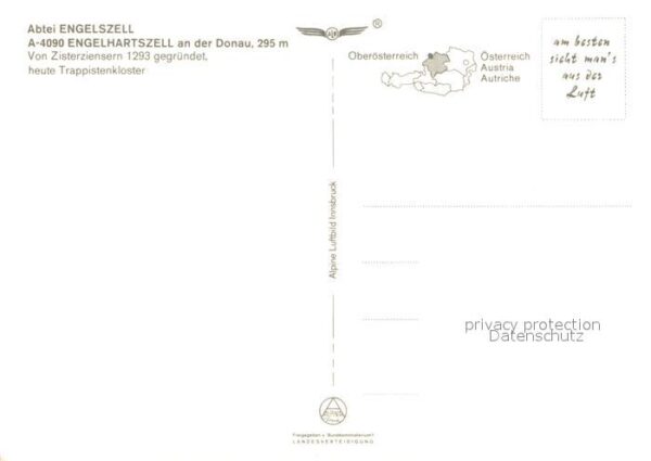 Engelhartszell Donau Oberoesterreich Abtei Engelszell Fliegeraufnahme – Bild 2