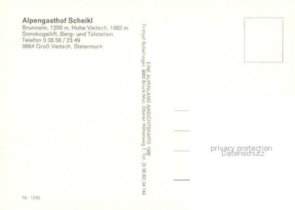 Gross Veitsch Alpengasthof Scheikl Brunnalm – Bild 2