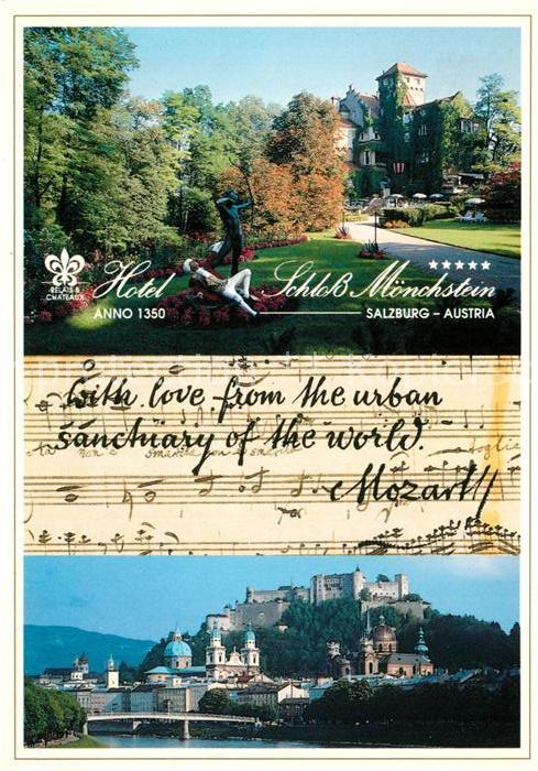 Salzburg Oesterreich Hotel-Schloss Mönchstein