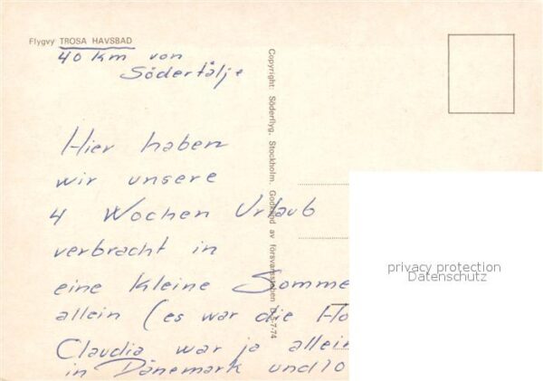 Trosa Havsbad Fliegeraufnahme – Bild 2