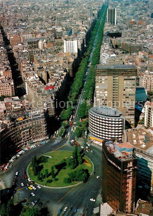 Barcelona Cataluna Plaza de Calvo Sotelo y Avda Generalisi
