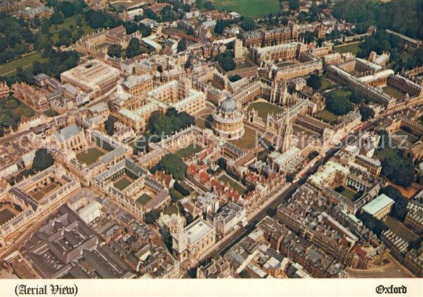 Oxford Oxfordshire Aerial View
