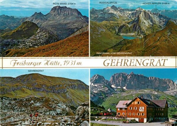 Freiburgerhuette Gehrengrat Ravensburger-Hütte Spullerse