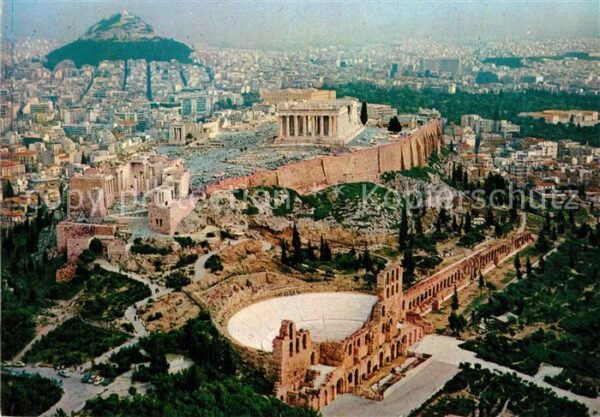 Athen Griechenland Fliegeraufnahme Akropolis