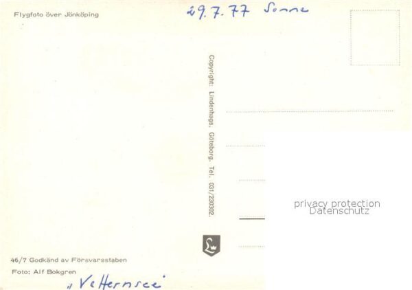 Joenkoeping Fliegeraufnahme – Bild 2