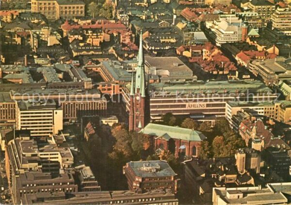 Stockholm St.-Clara-Kirche Fliegeraufnahme