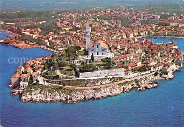 Rovinj Rovigno Istrien Fliegeraufnahme