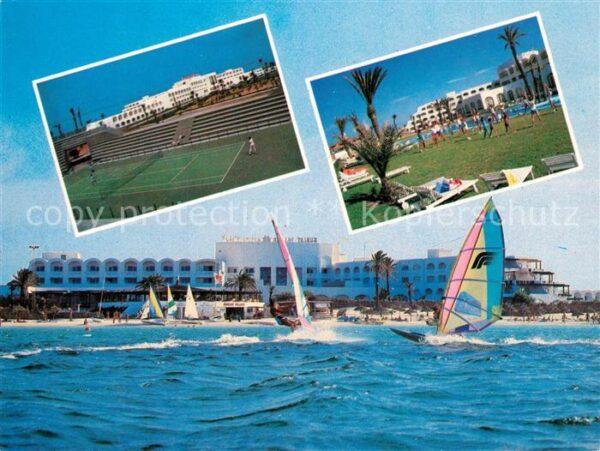 Skanes Kuriat Palace Tennisplatz Windsurfen