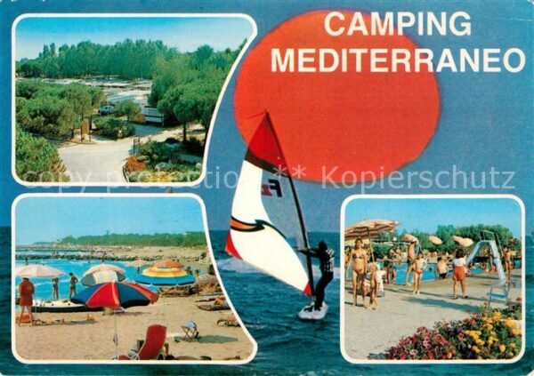 Treporti Cavallino Camping Mediterraneo Badestrand Swimmin
