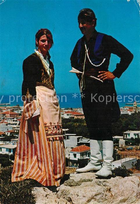 Kreta Crete Costumes locaux Trachten