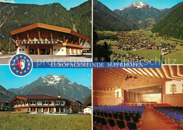 Mayrhofen Zillertal Europahaus Offizielle Erinnerungskarte
