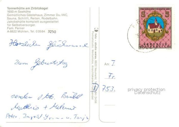 Muehlen Steiermark Tonnerhütte am Zirbitzkogel Landschafts – Bild 2