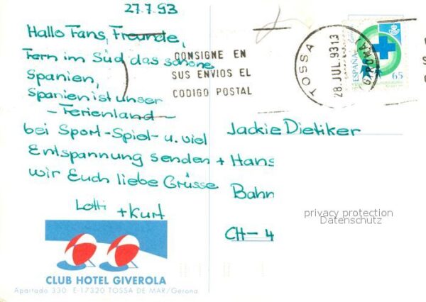 Tossa de Mar Club Hotel Giverola Swimming Pool Beach – Bild 2