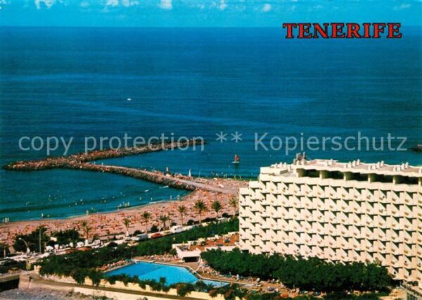 Playa de las Americas Hotel Swimming Pool Strand Fliegeraufna