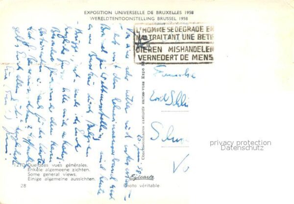 Bruxelles Bruessel Expo Exposition Universelle – Bild 2